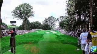 Tiger Woods fan screams "That's what she said!" after "Get in the hole!" chant