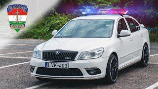 ŠKODA OCTAVIA RS  Ex-Rendőrautó  Bemutató / Gyorsulás #mitmegyszázon