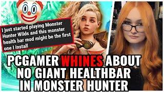 PCGamer WRECKED For Hitpiece About No Giant Healthbar In Monster Hunter Wilds 