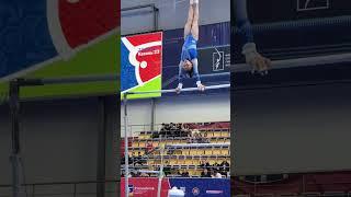 Ekaterina Andreeva uneven bars qualifications China vs Russia 2023