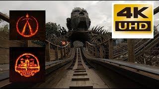 Wicker Man 4K mounted On Ride POV 60fps Alton Towers Resort