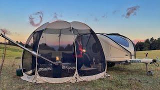 CAMPING WITH A CAPSULE CARAVAN