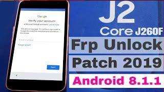 Samsung J260F Frp Unlock Patch 2019 Without Combination | Without Box Android 8.1.1