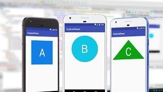 Android Custom View Tutorial - Shapes, Images and Custom Attributes - part 2