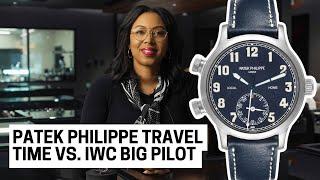 Luxury Pilot Watches: Patek Philippe Travel Time vs IWC Big Pilot | SwissWatchExpo