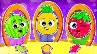 Magic Color Door Song  Learn Colors with Challenges Monster Maze | English Kids Songs by YUM YUM