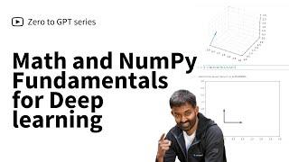 Math And NumPy Fundamentals For Deep Learning