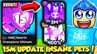 I Got Traded THE RAREST PETS In Rebirth Champions 15M UPDATE!!