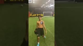 Cristiano Ronaldo jr idol is...