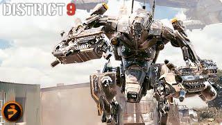 DISTRICT 9 | Exosuit vs. Mercenaries | Sharlto Copley Sci-Fi Movie