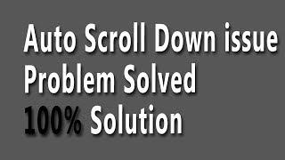 Windows 10 Auto Mouse Scrolling Down Problems️Solved