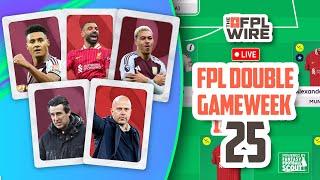 FPL Double Gameweek 25 Pod | The FPL Wire | Fantasy Premier League Tips 2024/25