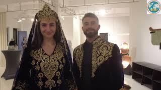 Показ коллекции Хуршеда Сатторова в Брюсселе.