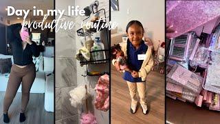 DAY IN MY LIFE | Productive 6 am morning routine as a mom+ gym + cooking + packing orders with me