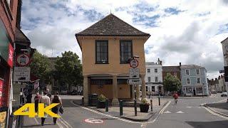 Faringdon Walk: Town Centre【4K】