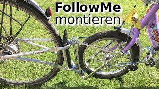 FollowMe am Fahrrad montieren