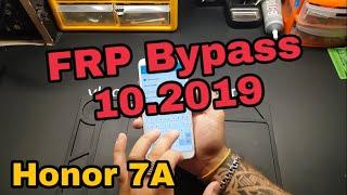 Honor7A pro FRP  ByPass ( AUM-L29 сброс аккаунта ) talkback 7.2 EMUI 8.2.0