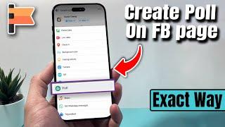 How To Create A Poll On Facebook page - Full Guide