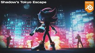 Shadow's Tokyo Escape | 3D Animation | [4K]