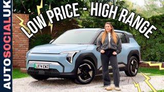 Kia EV3 Review - Affordable Electric SUV with Impressive electric Range! UK 4K