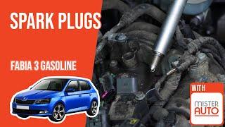 How to replace the spark plugs Fabia mk3 1.0 MPI 