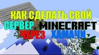 Как сделать сервер по хамачи через лицензию minecraft