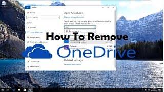 Disable OneDrive Windows 10 - How to Stop OneDrive Popup And Uninstall From Computer