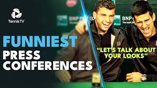 The FUNNIEST Tennis Press Conference Moments 