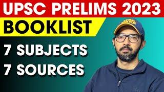 UPSC Prelims 2023 Booklist | IAS Exam Must Read Books