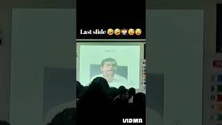 Fun in Seminar PPT.|| 1st slide vs last slide || Oaks team seminar ppt || Raghu Engineering college