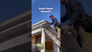 Replacing a Gutter Corner #concordgutterservice #gutterrepair #guttercleaning #gutterinstallation