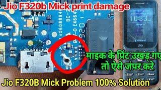 Jio F320B Mic jumper ways, Mick Print damage Mic Problem 100% Solution By A.R. Raja Repair Shop