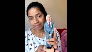 Ratan Naval Tata | A tribute to Ratan Sir | Polymer Clay | Sculpture | Niv Vin Arts