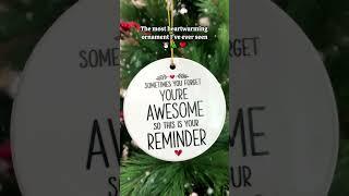 You're Awesome Ceramic Ornament | Teezwonder  #christmas #gift #teezwonder #ornament