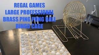 Regal Games Large Ping Pong Ball Bingo Cage