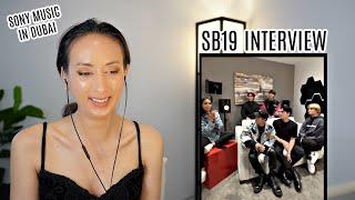 SB19 Interview with Sony Music Middle East + MAPA performance REACTION