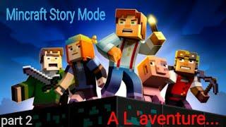 Minecraft Story Mode #2 Le Creeper!!