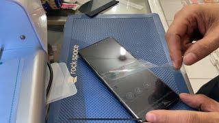 How To install Rock space Hydrogel Screen Protector For Samsung Galaxy S21 Ultra #Hydrogel