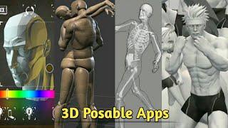 The 4 best 3d posing apps. Every Artist Must Have.