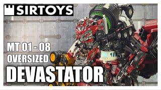 Mechanical Alliance MT 01 08 Transformers Oversized Studio Series Devastator Review