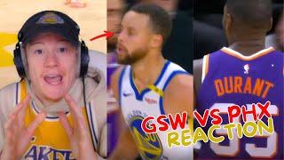 Reacting to Suns vs Warriors Regular Season Game!