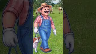 Teo on a Farm Stroll #cow #animation #cartoonshorts