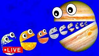 Learn Funny Planets for KIDS 🪐🪐🪐🪐🪐 | Planet Mercury Venus Earth Mars Jupiter Saturn Uranus Neptune