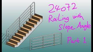 24072 - Revit Modelling Exercise - Railing with Slope Angle (Part 1)