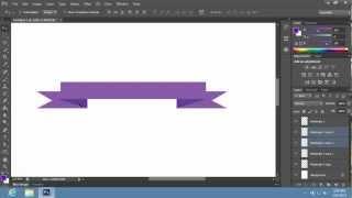 How to Make Ribbon Banner in Photoshop CS6