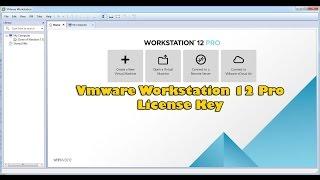 Vmware Workstation 12 Pro License Key Free Download (Update 2017)