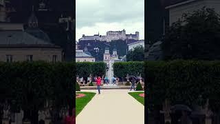 Salzburg #castle #shortsviral #austria #fountain #garden #travel #travelvlog #europetrip #europe