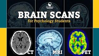 BRAIN SCANS FOR PSYCHOLOGY STUDENTS - CT, MRI, fMRI, PET - Neuroscience