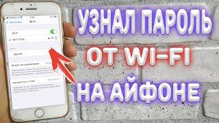 Как посмотреть пароль от Wi-Fi на Айфоне ?