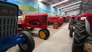 Vintage tractor collection at the Fiordland Vintage Machinery Museum | Southland | New Zealand | 4K